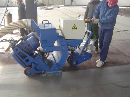 移动式钢板除锈抛丸机